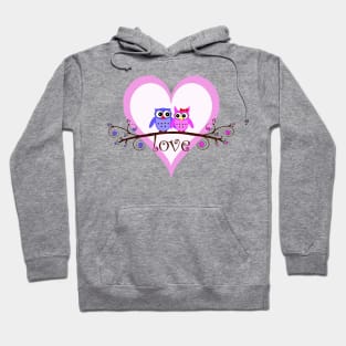 Owl Couple Hoodie